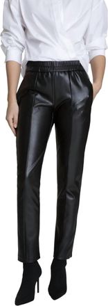Elliott Lauren Vegan Leather Pant With Seaming In Black