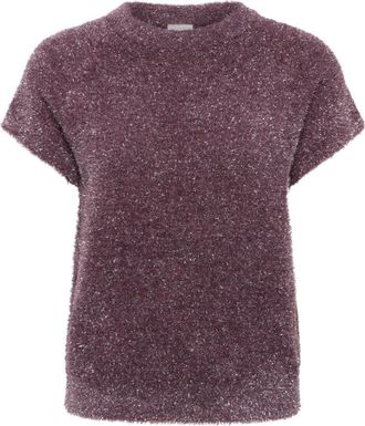 Ichi Maglieria Girocollo - - Knitwear - Donna - Marrone - L