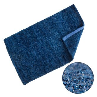 TJ Hughes Twinkle - Super Soft Bath Mat Luxury Bath Mat With Sparkle Detailing In Navy - TJ Hughes