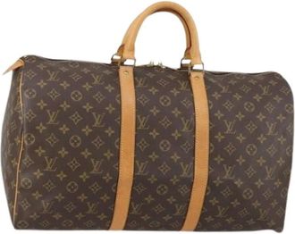 Louis Vuitton Pre-owned Weekend Bags, female, Brown, Size: ONE SIZE Pre-owned Weekend Bag