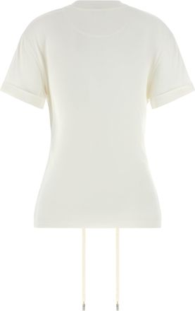 Alexander McQueen Womens White Cotton T-Shirt