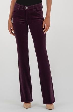 Kut from the Kloth Natalie Mid Rise Bootcut Corduroy Pants in Eggplant at Nordstrom Rack, Size 18 (Similar To 14W)