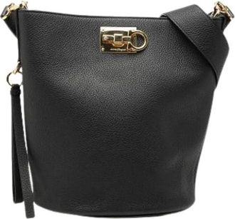 Ferragamo Pre-owned Bucket Bag - Pre-owned - Mujer - Negro - ONE SIZE
