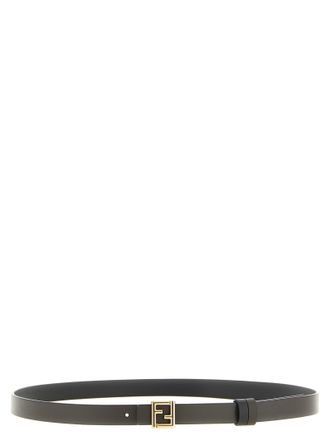 Fendi Gold-Finish FF Buckle Belt - Multicolor