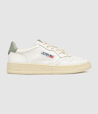 Autry Baskets Homme Medalist Low Leat White Seagr