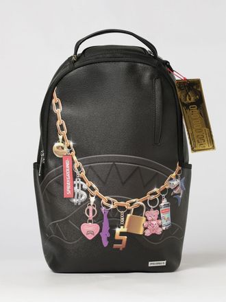 Sprayground Printed Hanging Stuff Backpack in Coated Cotton with Graphic Print