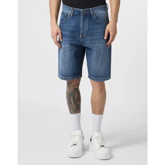 Philipp Plein Formentera Fit Shorts Basic Men in Meridianblue at Nordstrom, Size 30