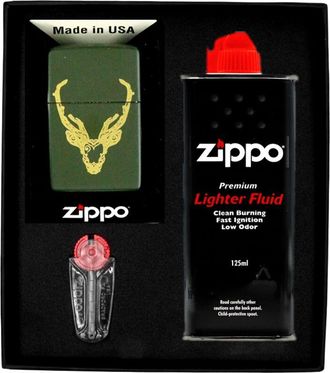OEM Encendedor Zippo Deer 2, Set De Regalo N.&deg; 1