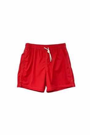 Fedeli Mens Madeira Airstop Swim Shorts Trunks In Red