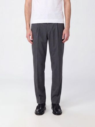 Herno Pleated Wool Tailored Trousers with Welt Pockets