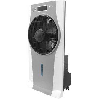 Fabrilamp Ventilador De Pie Nebulizador &eacute;feso Regulable Con Mando A Distancia Y Temporizador (90w 3 Velocidades Funci&oacute;n Humidificador)