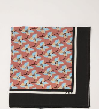 Noisy May Foulard quadrato in cotone con stampa grafica multicolore