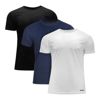 Diesel Tops, Heren, Veelkleurig, 2Xl, Katoen, T-shirts 3-pack
