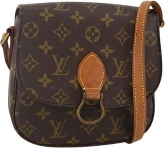 Louis Vuitton Pre-owned Cross Body Bags, female, Brown, Size: ONE SIZE Pre-owned Vintage Monogram Shoulder Bag