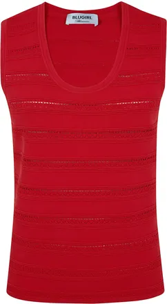 Blugirl Top V-Neck Ra6187ma89r