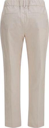 Brunello Cucinelli Womens Beige Cotton Casual Pants