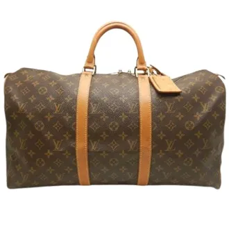 Louis Vuitton Pre-owned Weekend Bags, female, Brown, Size: ONE SIZE Pre-owned Monogram Boston Bag