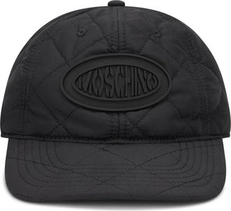 Moschino Pet met een stijve klep - Heren - Petten - Zwart - ONE Size - Polyester - Accessoires