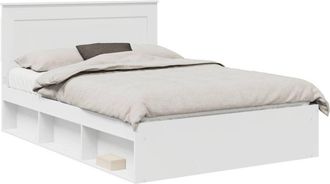vidaXL Estructura De Cama 140 X 200 Cm Madera De Pino Macizo Vidaxl