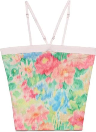 Prada Top a fiori - Verde