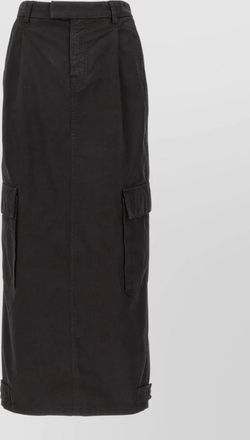 ARMARIUM cotton cargo maxi skirt
