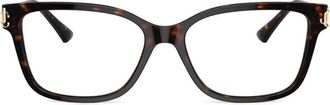 Jimmy Choo Eyewear tortoiseshell-effect glasses - Brown