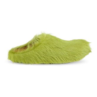 Marni Slippers, male, Green, Size: 11 US Fussbett Sabot