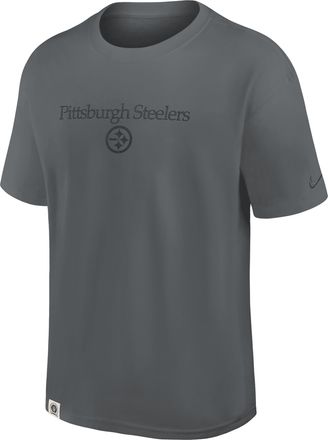 Nike Pittsburgh Steelers Glory Max90 Nike Mens NFL T-Shirt in Grey | 01AY0AI7L-RJD