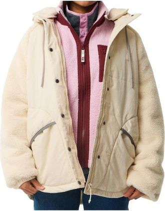 Rip Curl S-Series Splice Puffer Winterjacke f&uuml;r Damen | beige