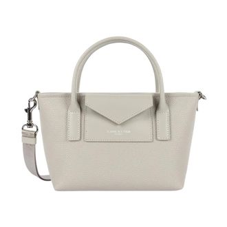 Lancaster Maya Double KBA Tote Bag - Dames - Tassen - Wit - Maat: ONE Size Leer