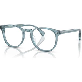 Oliver Peoples 49mm Round optical glasses in Blue at Nordstrom
