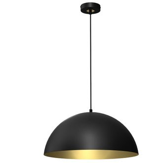Milagro L&aacute;mpara Colgante Beta Negro/oro 1xe27 45cm