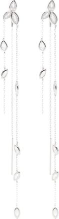 Maria Black Swift 05 chain drop earrings - Zilver