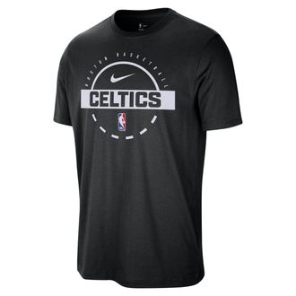 Nike Boston Celtics Nike Mens NBA Practice T-Shirt in Black | HQ9704-010
