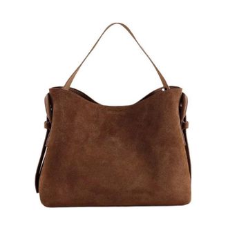 Generic Compatible For Suede Cowhide ladeis shoulder cross brown bags women coffe handbags(G)