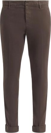 Dondup Gaubert Slim Chino - Heren - Chinos - Bruin - W33 - Katoen - Broeken