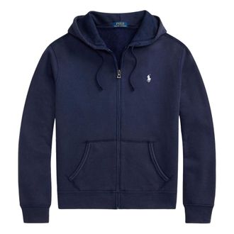 Polo Ralph Lauren Zip-throughs, male, Blue, Size: XL Sweatshirt