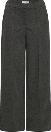 Ichi Ihkate Sus Office Long Wide PA Bukser - - Trousers - Donna - Grigio - L