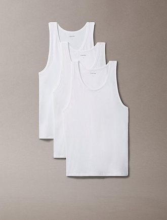 Calvin Klein 3 Pack Lounge Tank Tops