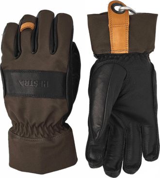 Hestra Highland Leather Glove In Dark Forest