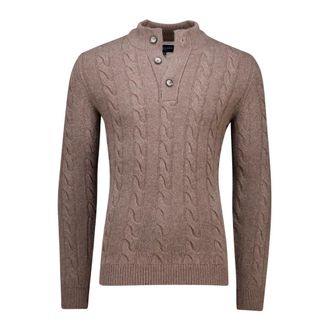 Cavallaro Truien & Vesten, Heren, Bruin, M, Wol, Gebreide Trui