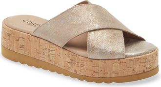 Cordani Kali Platform Slide Sandal in Granito Corda at Nordstrom, Size 5.5Us