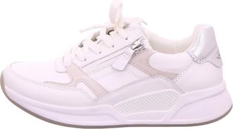 Gabor Schn&uuml;rschuh - Dames - Sneakers - Wit - 39 EU - Leer - Schoenen