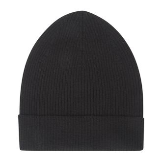 Rick Owens Ribbed Beanie - female - Rick Owens - Accessories - Black - ONE SIZE - Accessories