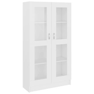 Berkfield Home Vitrine Cabinet White 82.5x30.5x150 cm Engineered Wood
