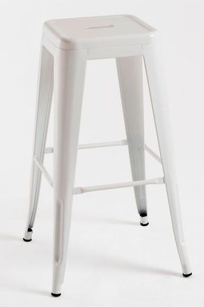 Regalos Miguel Pack 6 Taburetes color blanco en acero reforzado