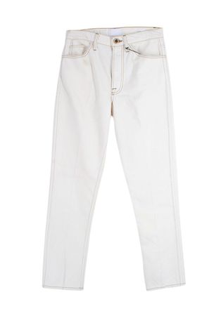 Frame Denim Cream Le Italien Straight Leg Jeans Size 25/63