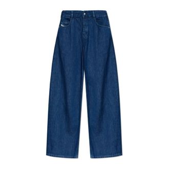 Diesel Wide Jeans, male, Blue, Size: W30 L32 1997 D-Enim-M Jeans