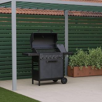 Charles Bentley ottimo 420 6-Burner Gas BBQ in Grey