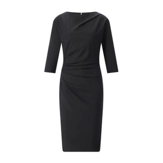 Tiger Of Sweden Midi Jurken - Dames - Casual kleedjes - Zwart - 2XL - Kleedjes